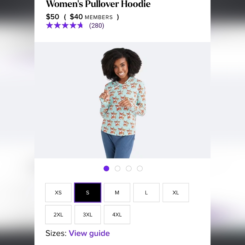 Me undies Foxy love print womens hoodie